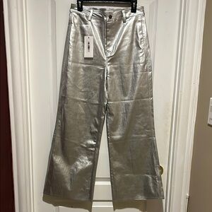 Anniewear Silver Wide Leg Pants